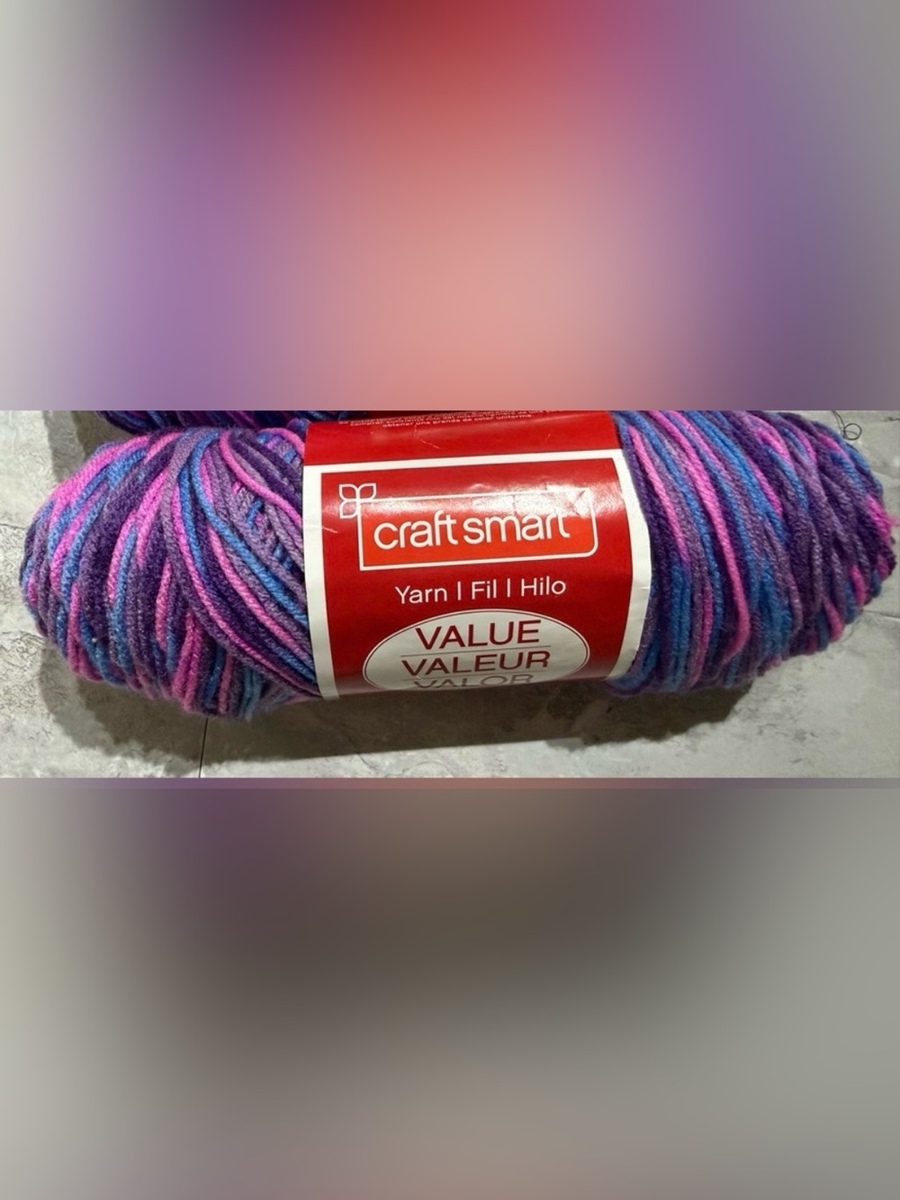 Craft Smart Value Variegated Yarn - Orchard Mist, 1 Full Skein